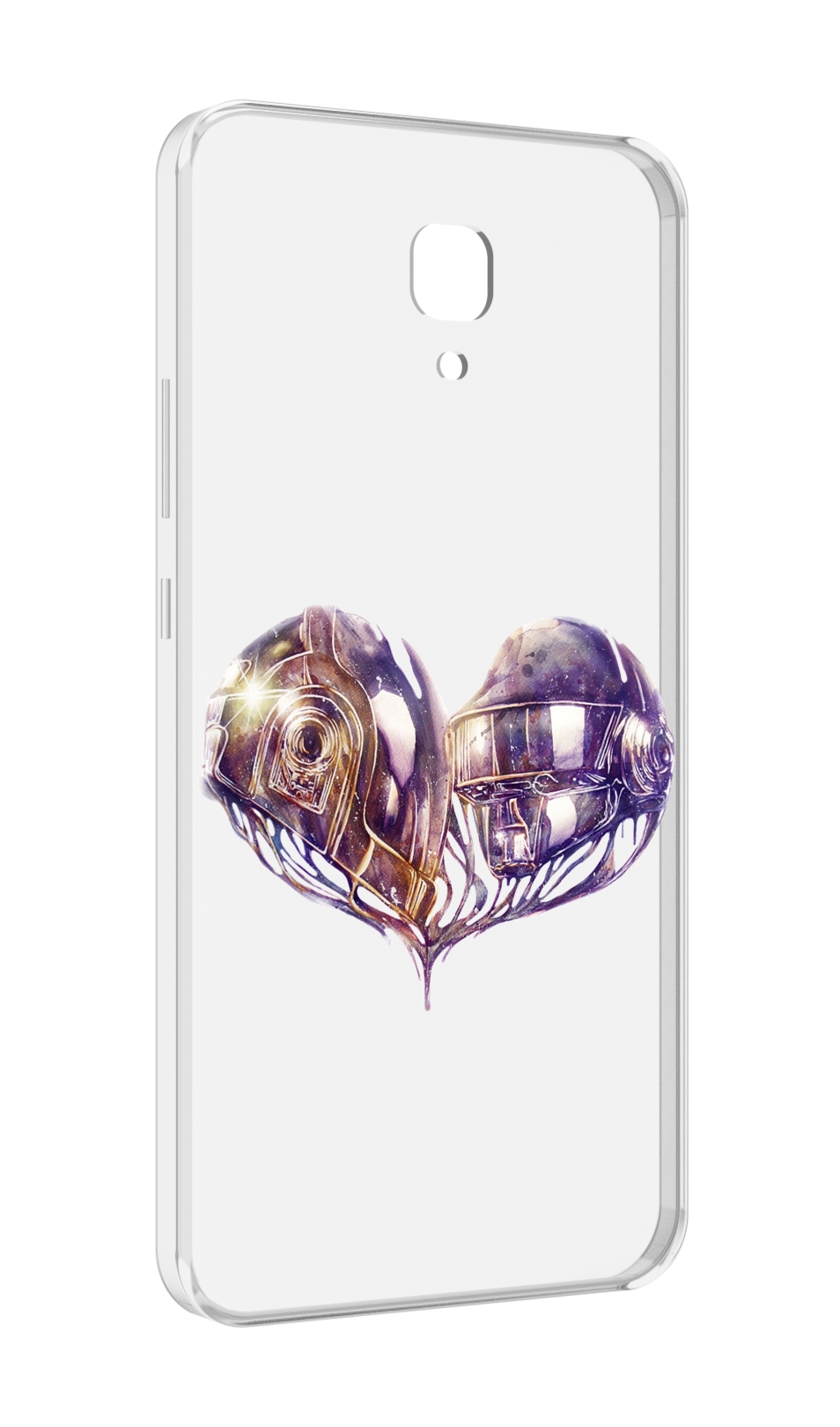 

Чехол MyPads сердце абстракция для Meizu M5 Note, Прозрачный, Tocco