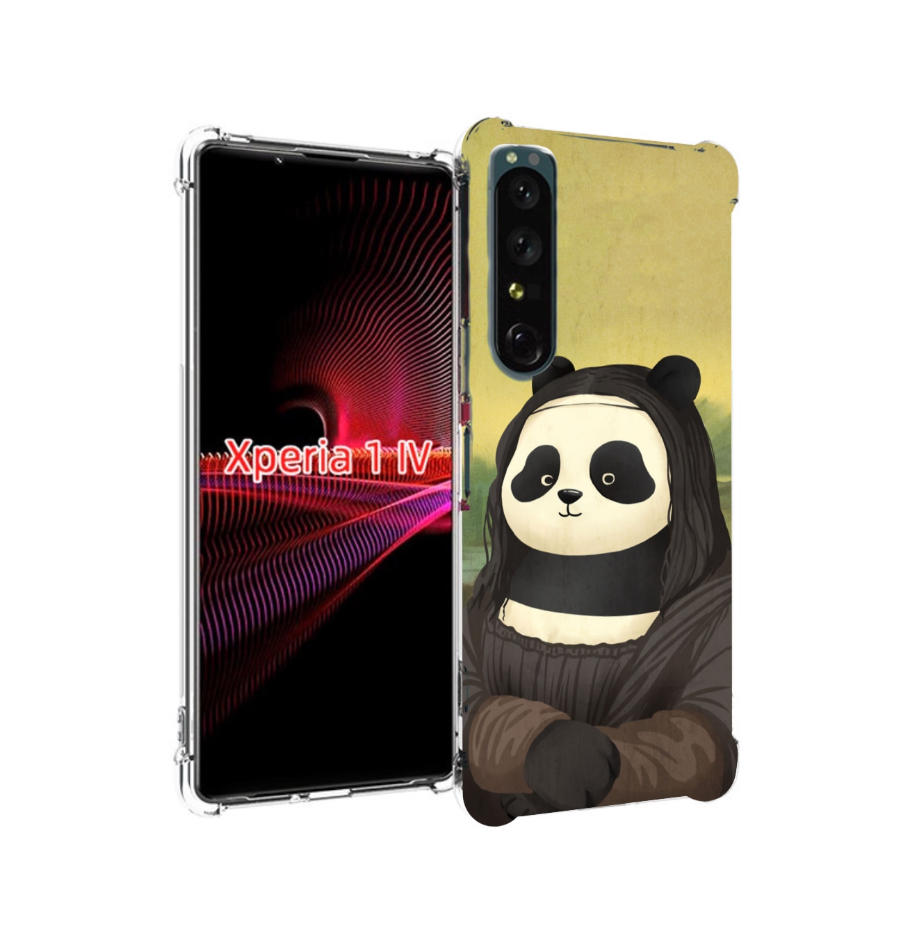 

Чехол накладка MyPads панда монализа для Sony Xperia 1 IV, Прозрачный, Tocco