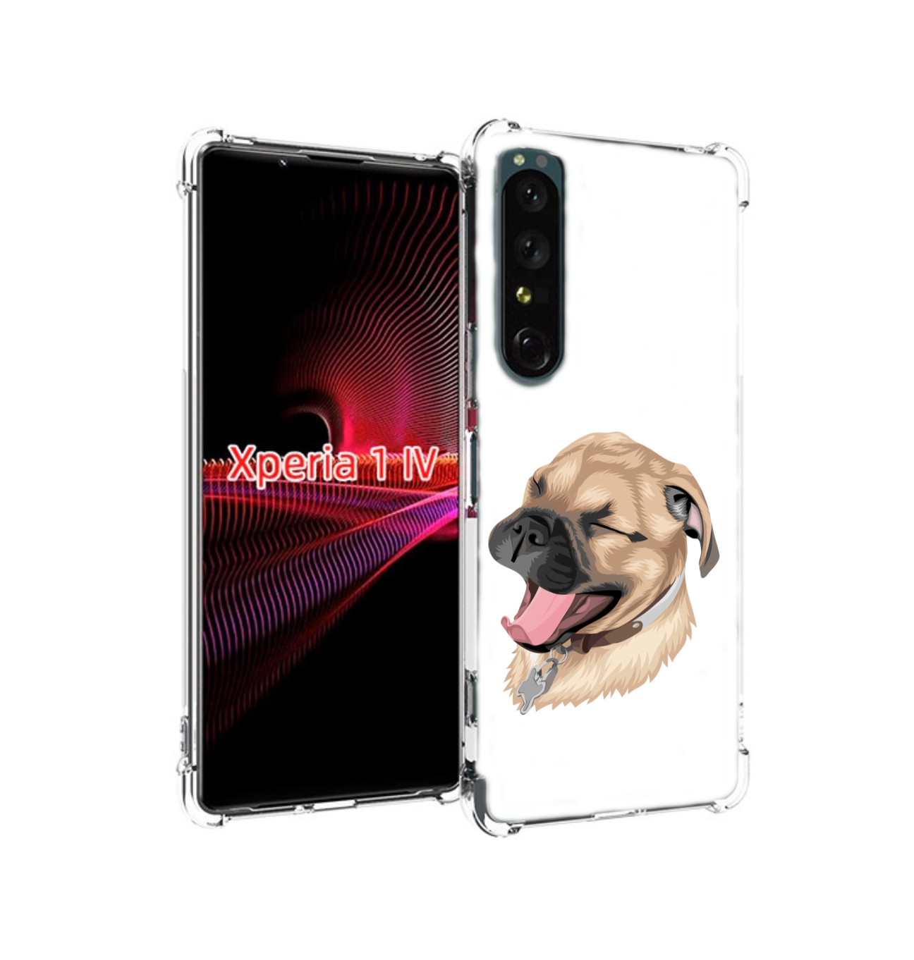 

Чехол накладка MyPads очень-довольная-собака для Sony Xperia 1 IV, Прозрачный, Tocco