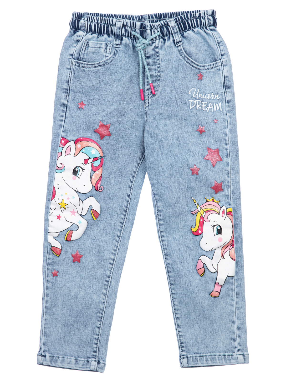 

Джинсы детские PlayToday 12322207, цвет голубой, размер 104, 12322207