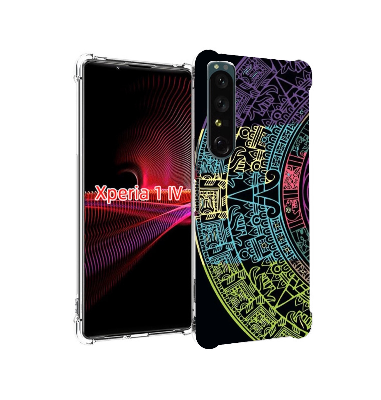 

Чехол накладка MyPads орнамент полукруга для Sony Xperia 1 IV, Прозрачный, Tocco