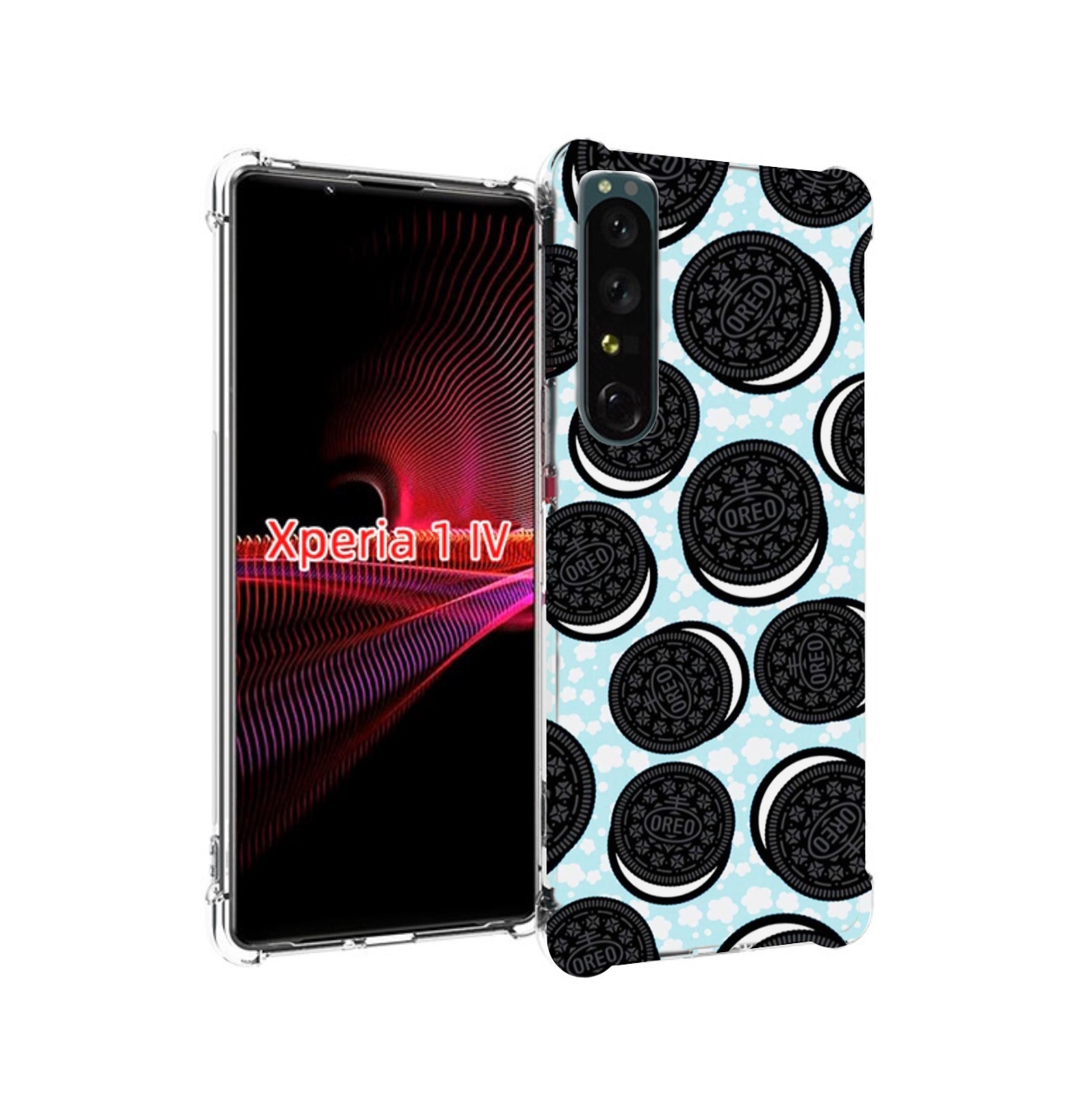 

Чехол накладка MyPads орео печеньки для Sony Xperia 1 IV, Прозрачный, Tocco