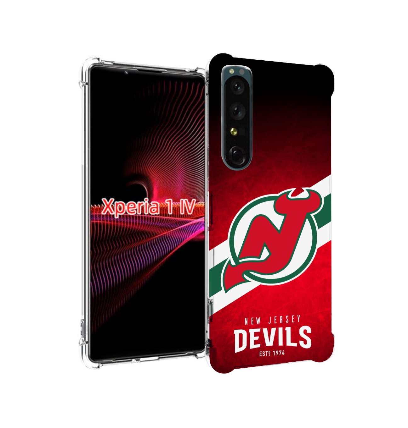 

Чехол накладка MyPads нью джерси девилз для Sony Xperia 1 IV, Прозрачный, Tocco