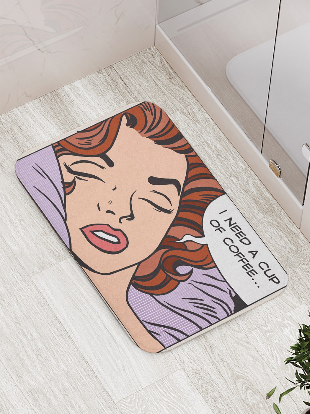

Коврик противоскользящий для ванной, сауны, бассейна, 77х52 см bath_89651 JoyArty