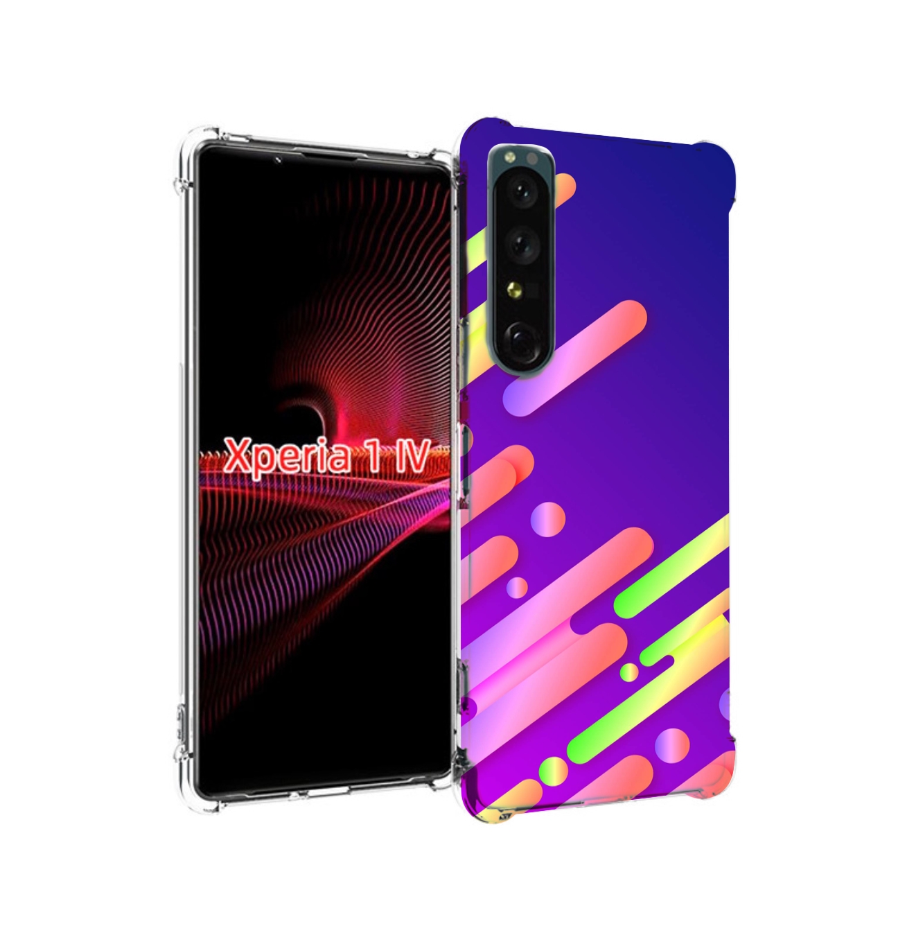 

Чехол накладка MyPads неоновый-фон для Sony Xperia 1 IV, Прозрачный, Tocco