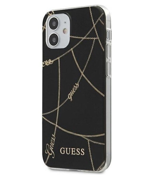 фото Чехол cg mobile guess chain design iphone 12 mini черный