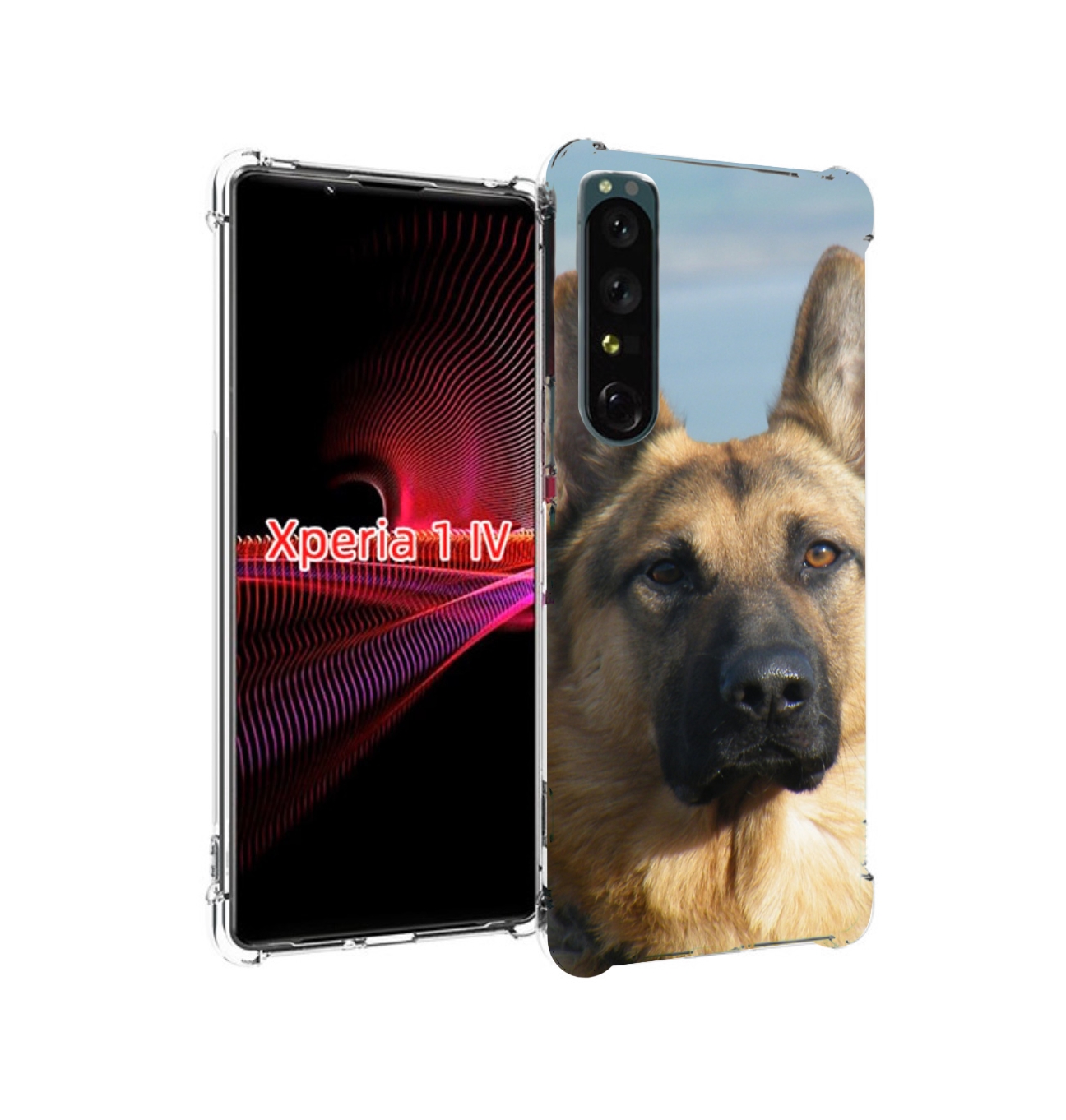 Чехол накладка MyPads немецкая овчарка для Sony Xperia 1 IV