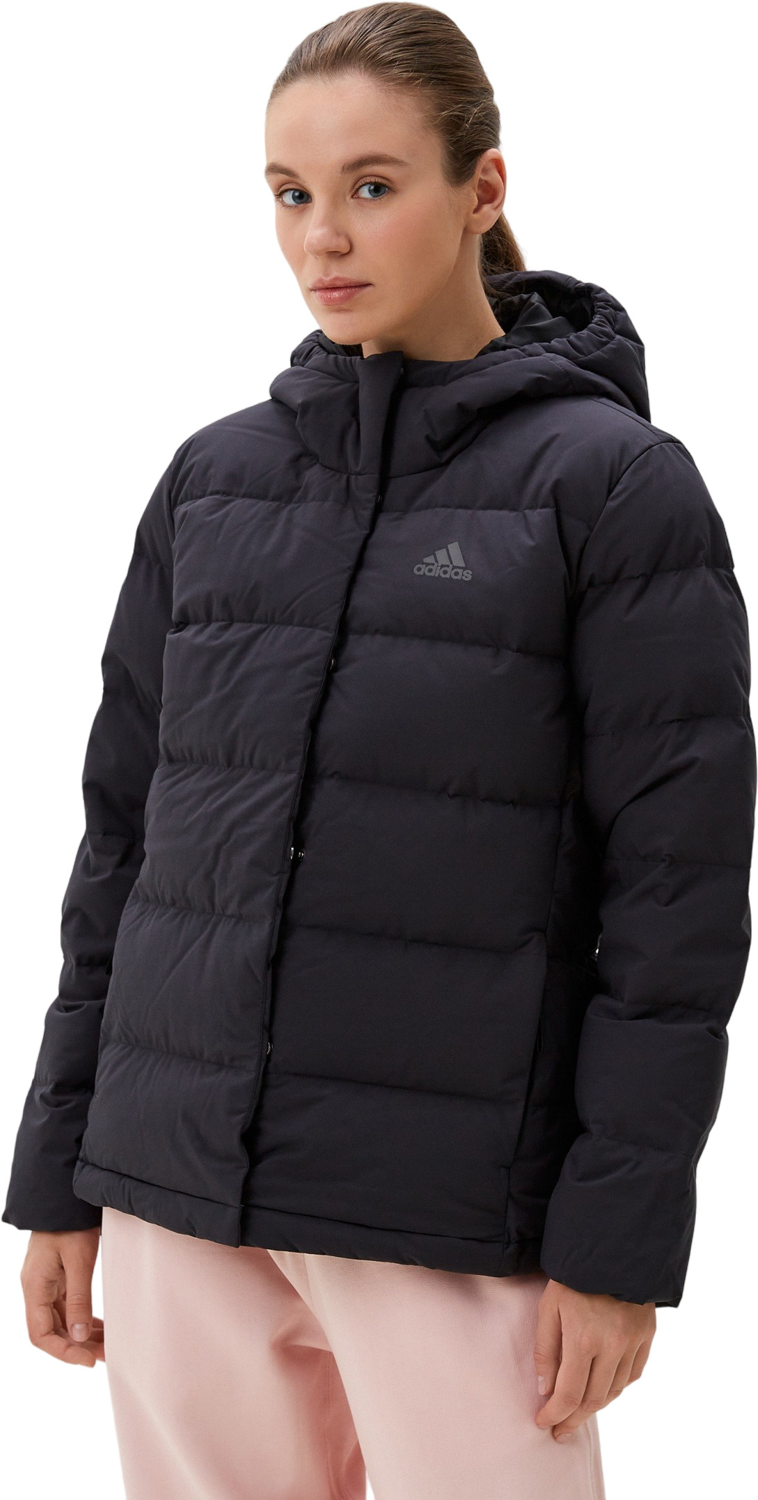 

Пуховик женский Adidas W HELIONIC HO J черный XL, W HELIONIC HO J