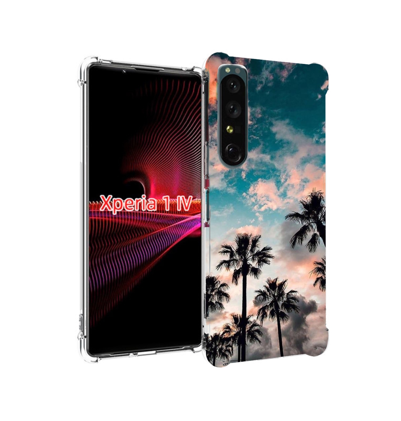 

Чехол накладка MyPads небо-с-пальмами для Sony Xperia 1 IV, Прозрачный, Tocco