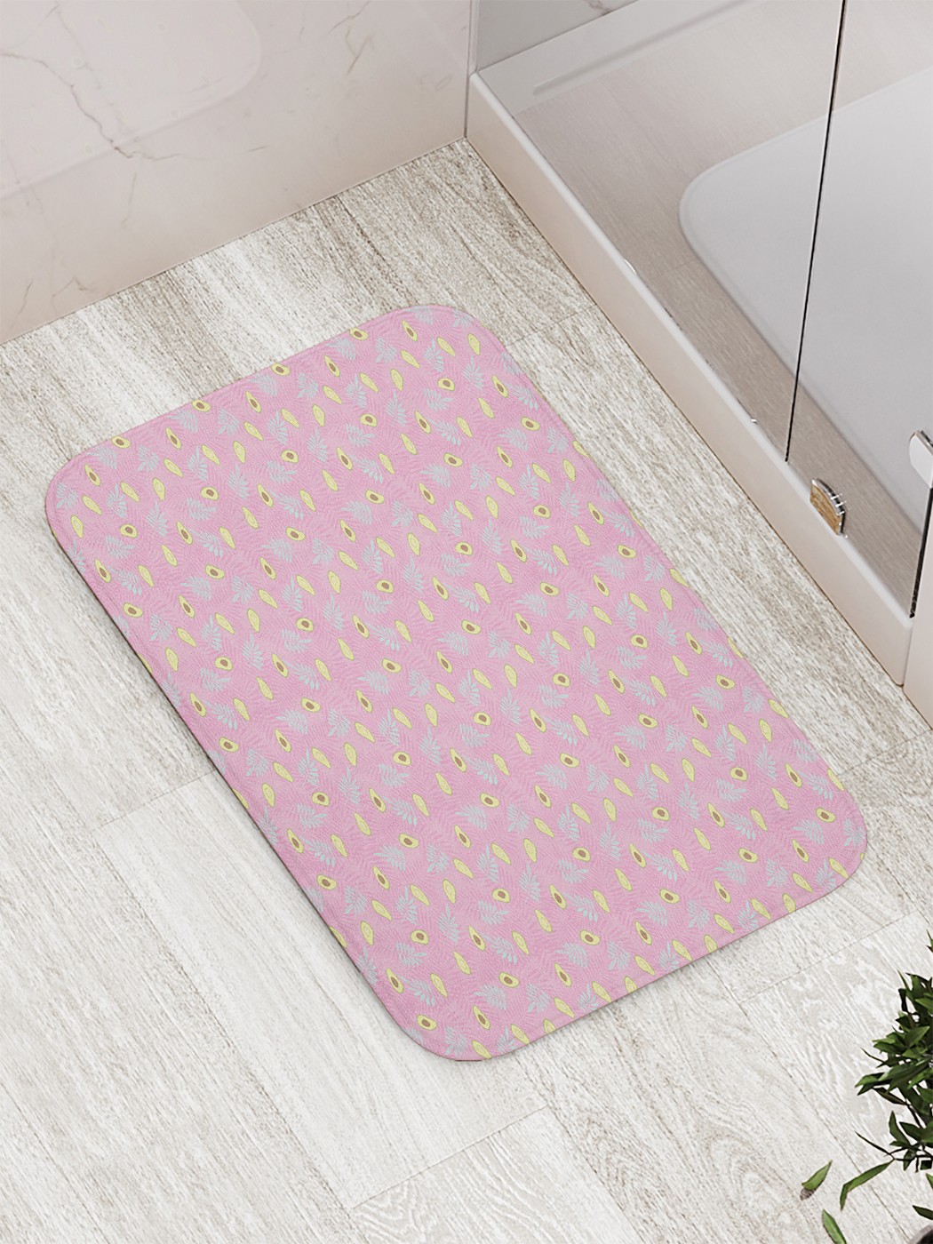 

Коврик противоскользящий для ванной, сауны, бассейна, 77х52 см bath_89577 JoyArty
