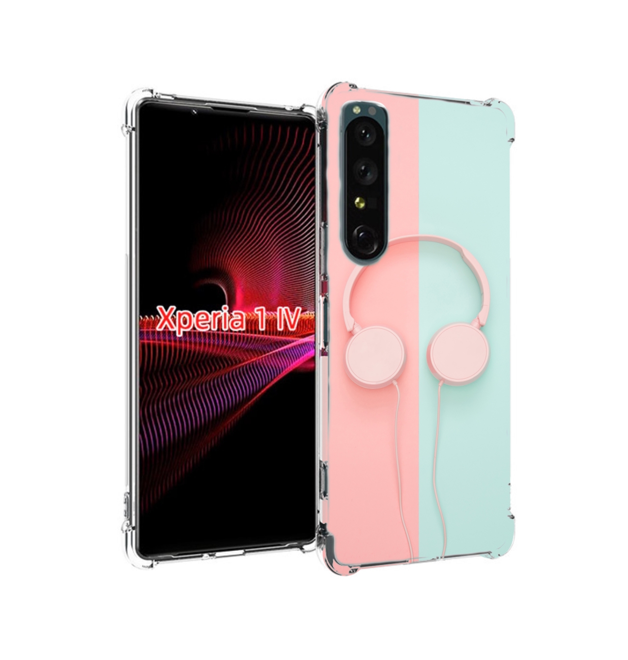 

Чехол накладка MyPads наушники-минимализм для Sony Xperia 1 IV, Прозрачный, Tocco