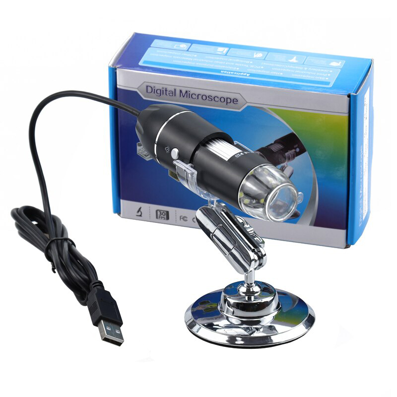 Цифровой электронный USB микроскоп URM с подсветкой увеличение 50х-1000х