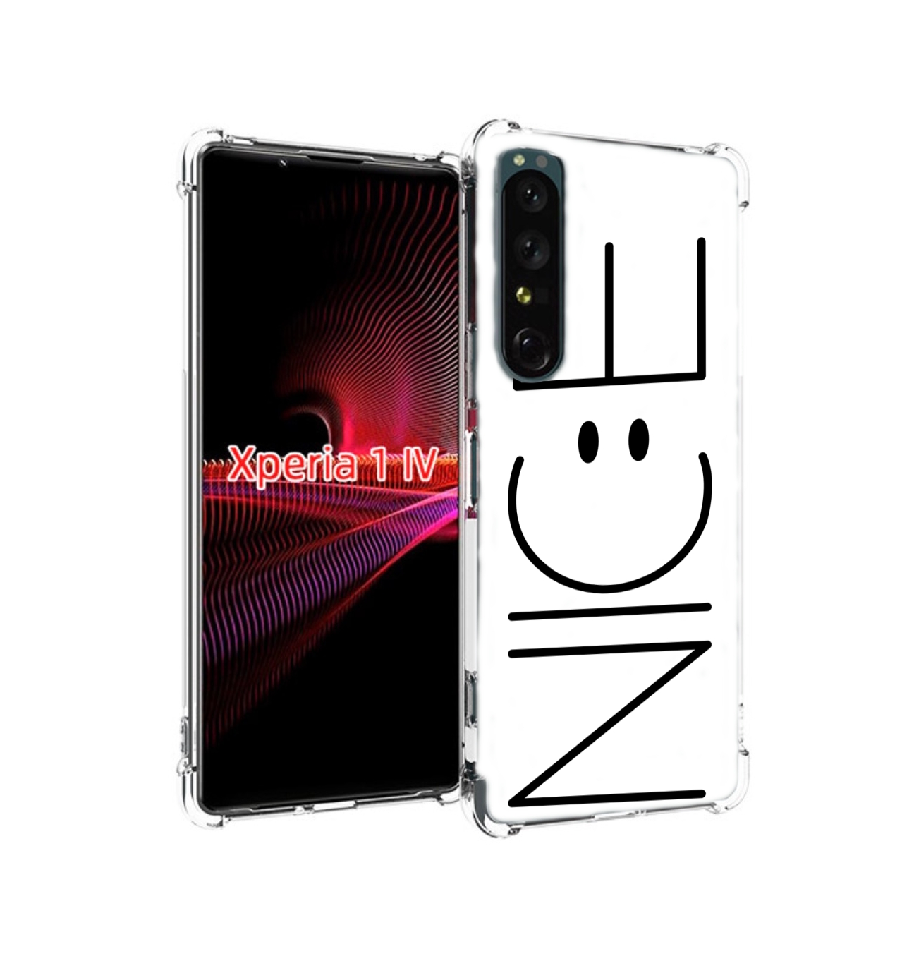 

Чехол накладка MyPads найс-надпись для Sony Xperia 1 IV, Прозрачный, Tocco