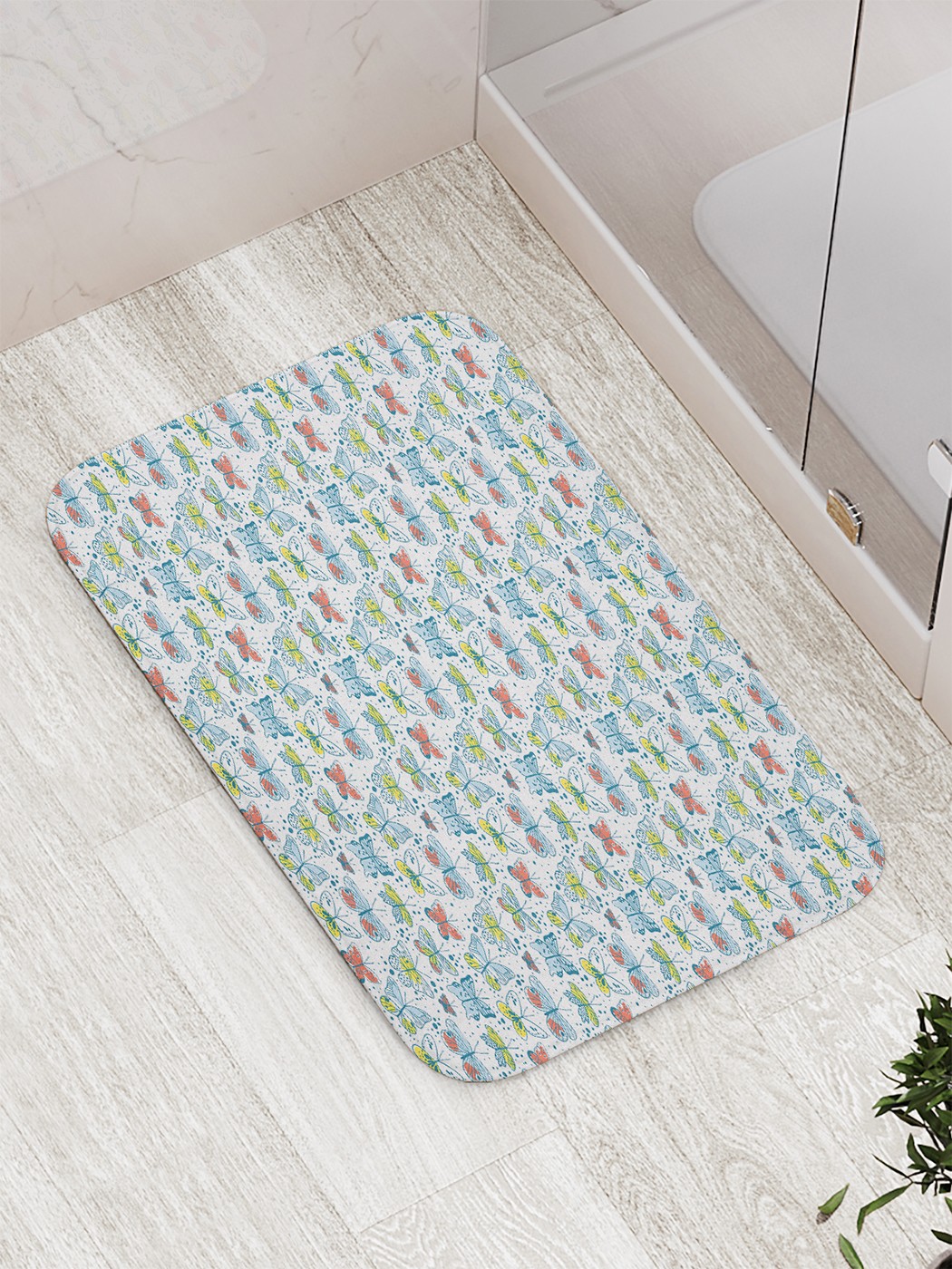 

Коврик противоскользящий для ванной, сауны, бассейна, 77х52 см bath_89558 JoyArty