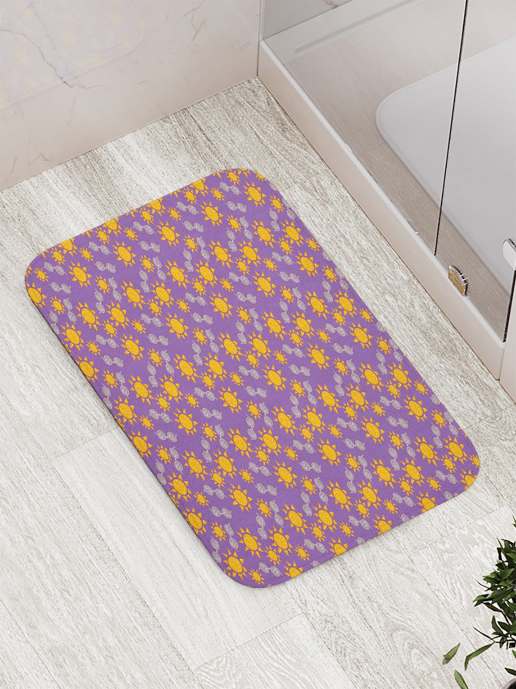 

Коврик противоскользящий для ванной, сауны, бассейна, 77х52 см bath_89554 JoyArty
