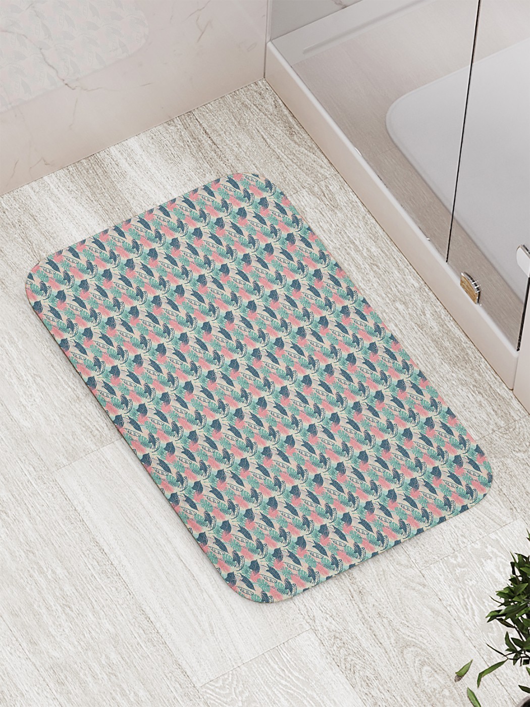 

Коврик противоскользящий для ванной, сауны, бассейна, 77х52 см bath_89521 JoyArty