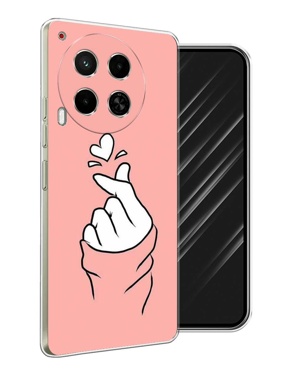 

Чехол Awog на Tecno Camon 30 5G "Любовь-щелк", Оранжевый, 305550-1