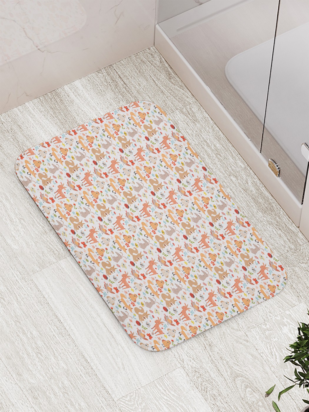 

Коврик противоскользящий для ванной, сауны, бассейна, 77х52 см bath_89515 JoyArty