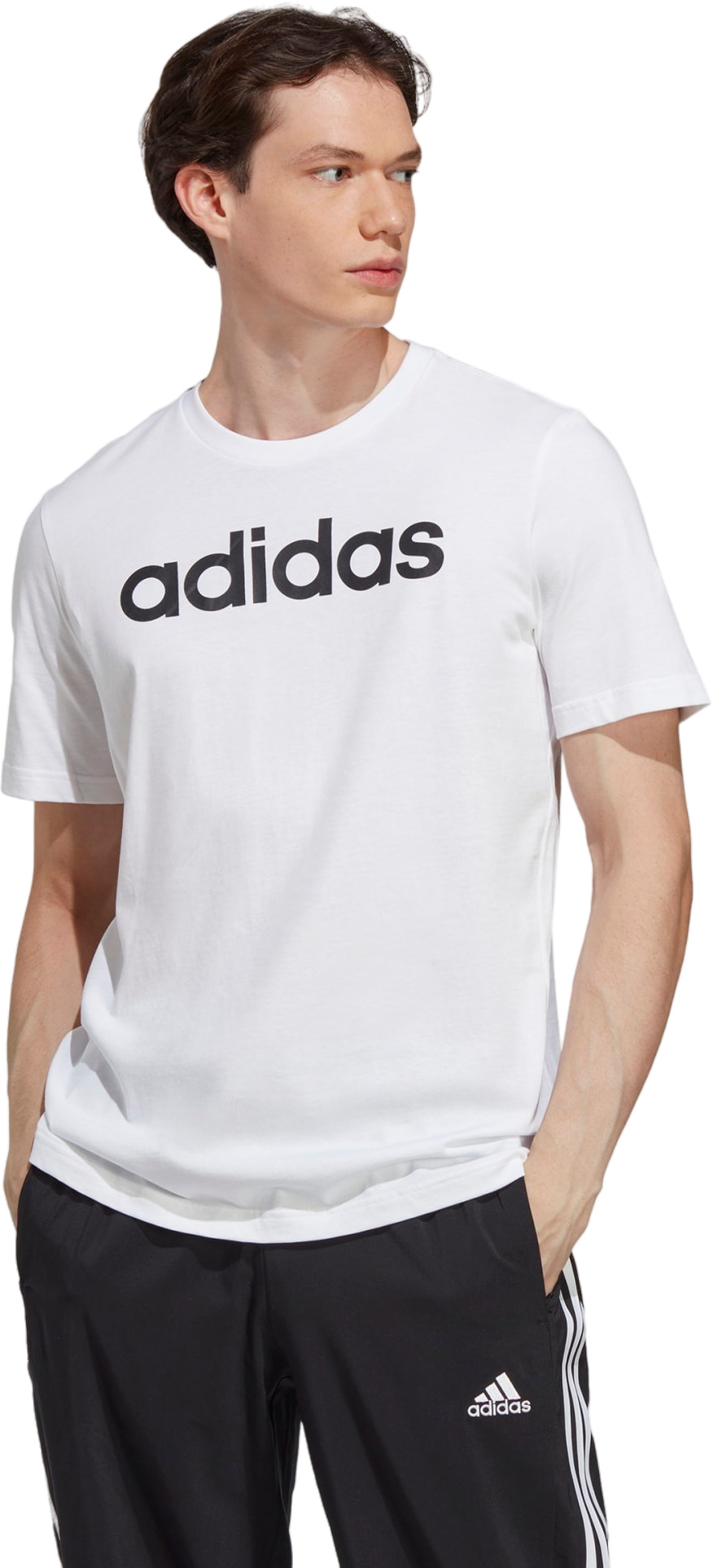 

Футболка мужская Adidas M LIN SJ T белая XL, Белый, M LIN SJ T