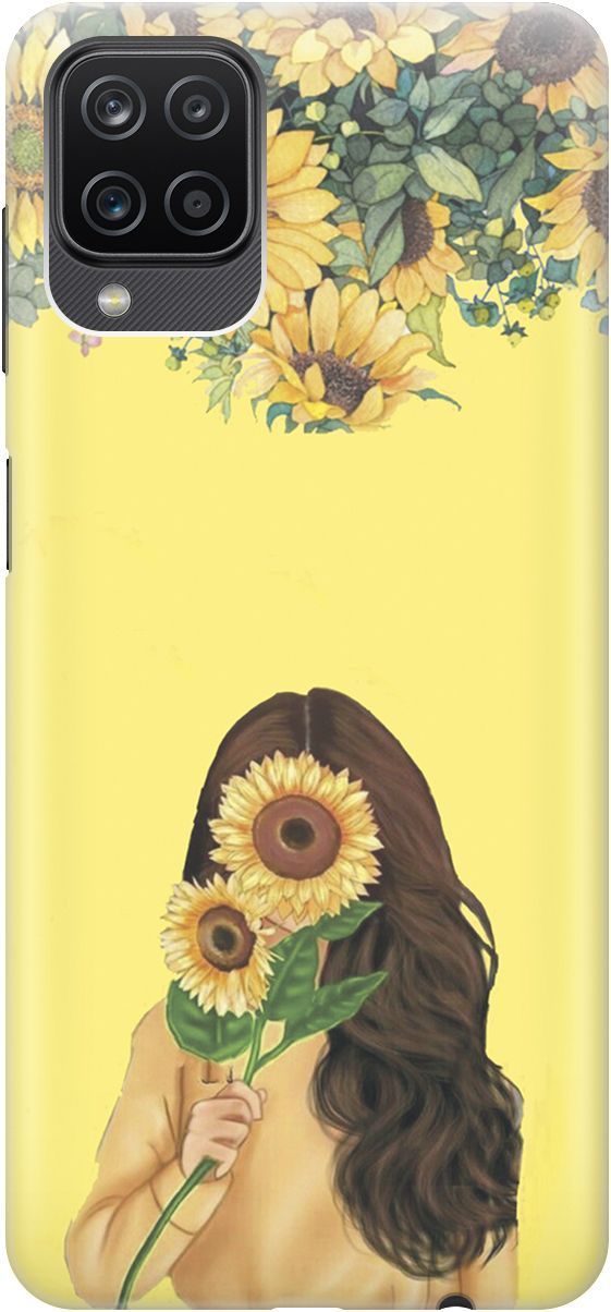 

Чехол на Samsung Galaxy A12/M12 с принтом "Девушка и подсолнухи", Желтый;оранжевый, 4611