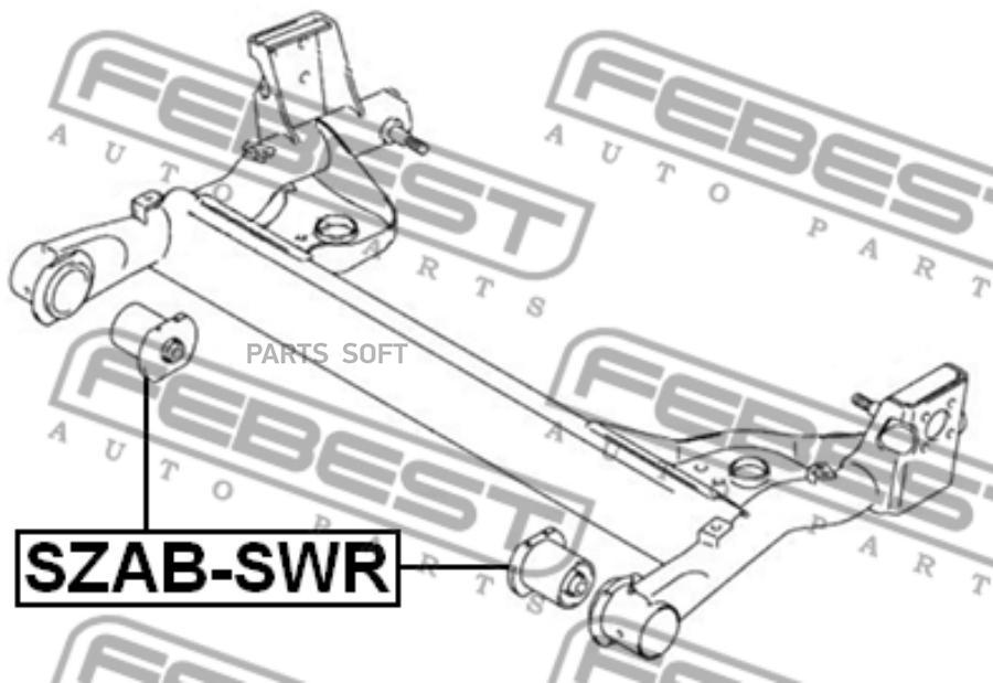 

FEBEST Сайленблок FEBEST SZAB-SWR