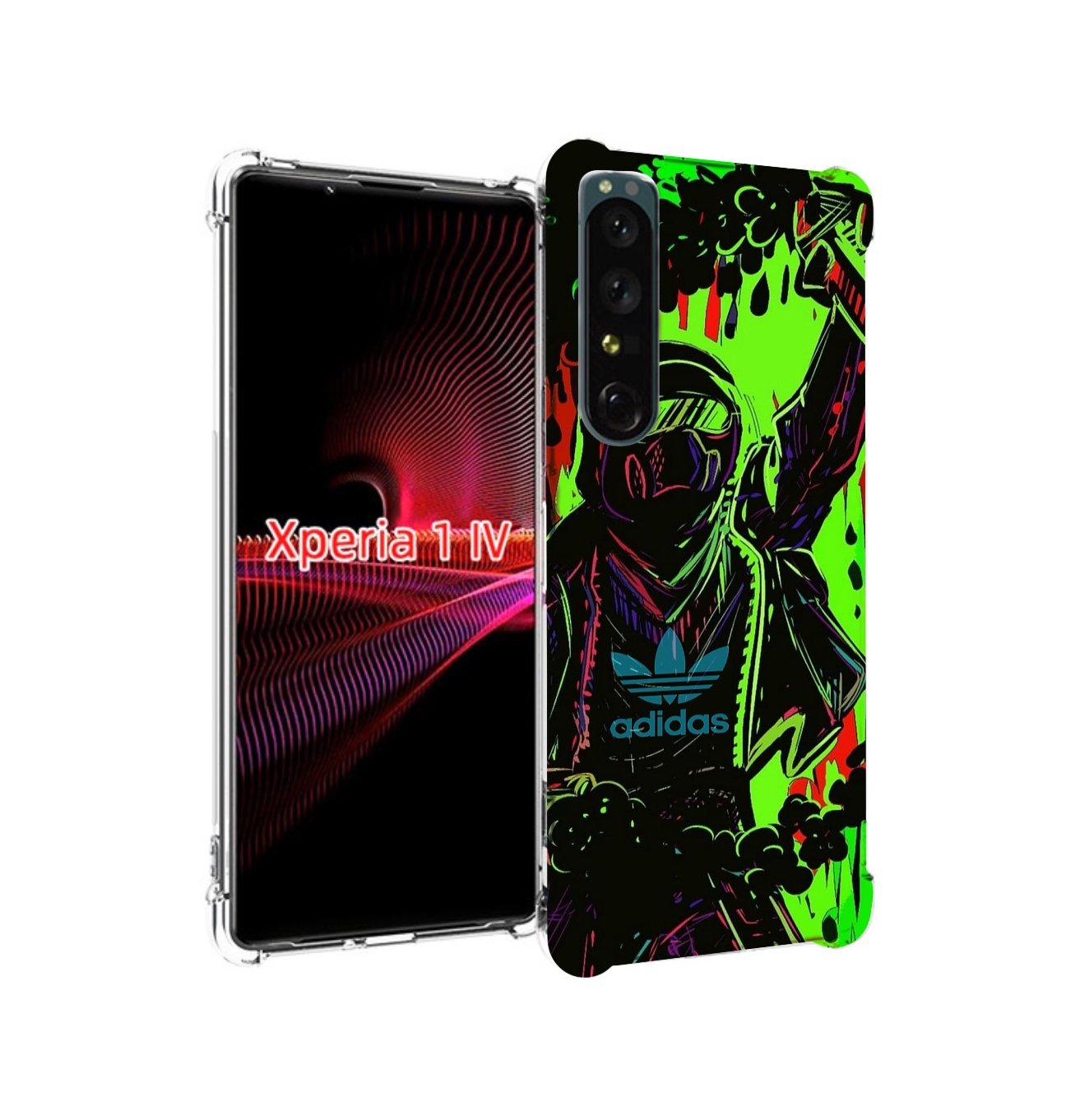 

Чехол накладка MyPads мужчина в красках адидас для Sony Xperia 1 IV, Прозрачный, Tocco