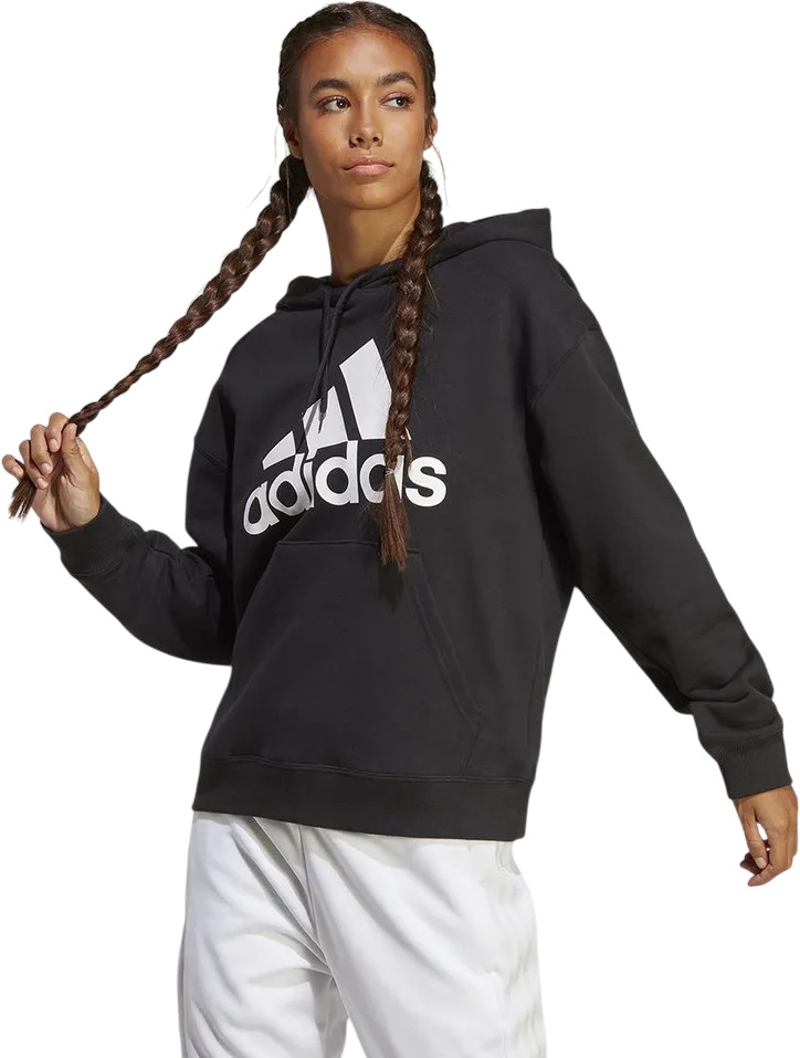 

Худи женское Adidas W BL FT O HD черное M, Черный, W BL FT O HD