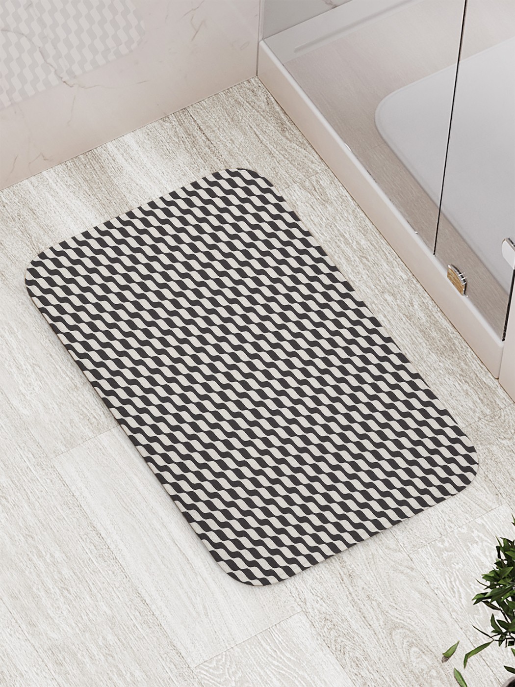 

Коврик противоскользящий для ванной, сауны, бассейна, 77х52 см bath_89449 JoyArty