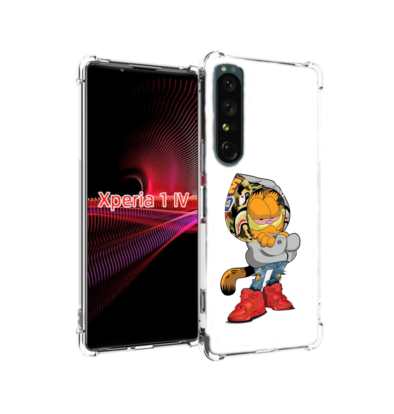 

Чехол накладка MyPads модный-котяра детский для Sony Xperia 1 IV, Прозрачный, Tocco
