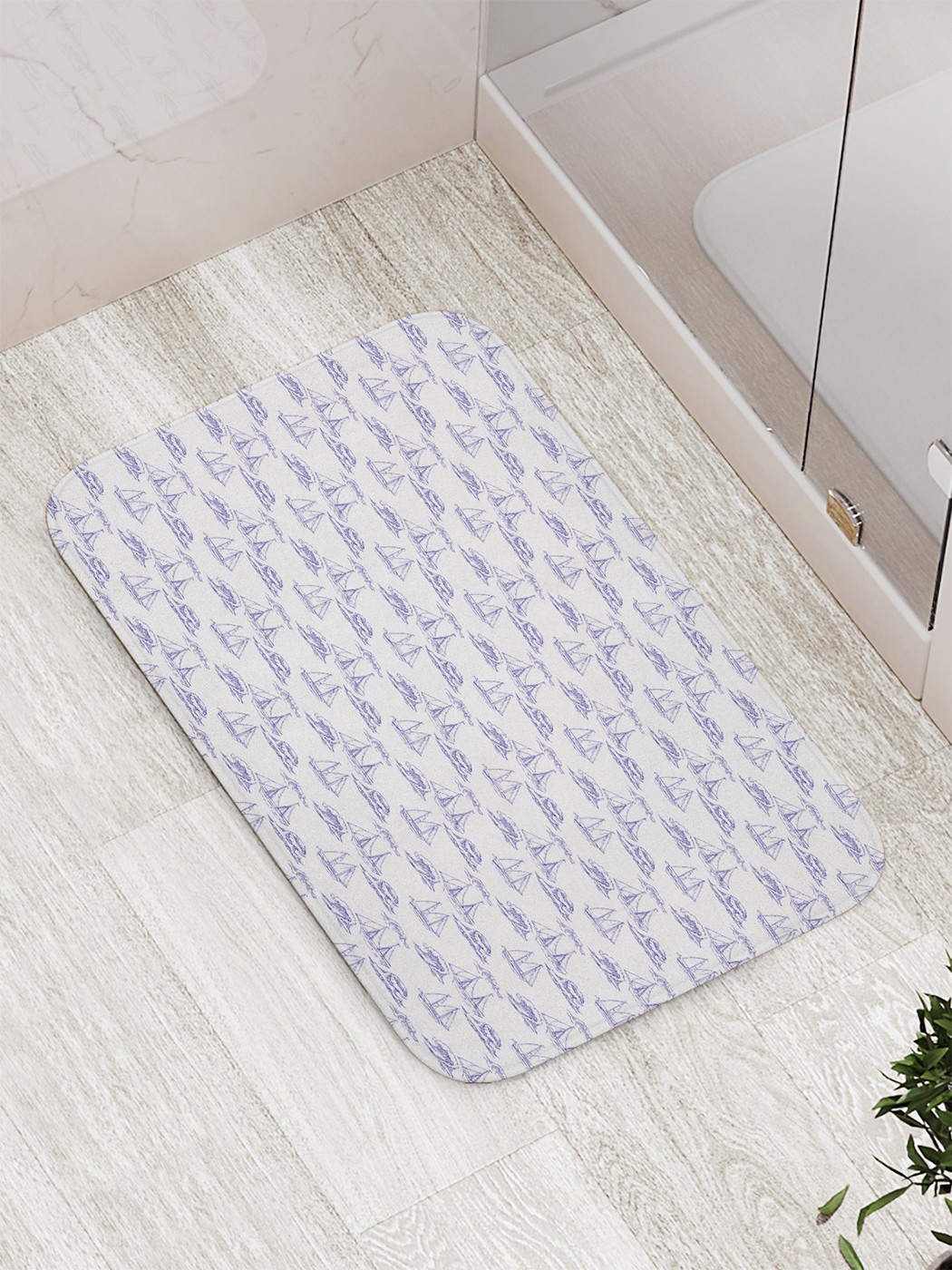 

Коврик противоскользящий для ванной, сауны, бассейна, 77х52 см bath_89445 JoyArty