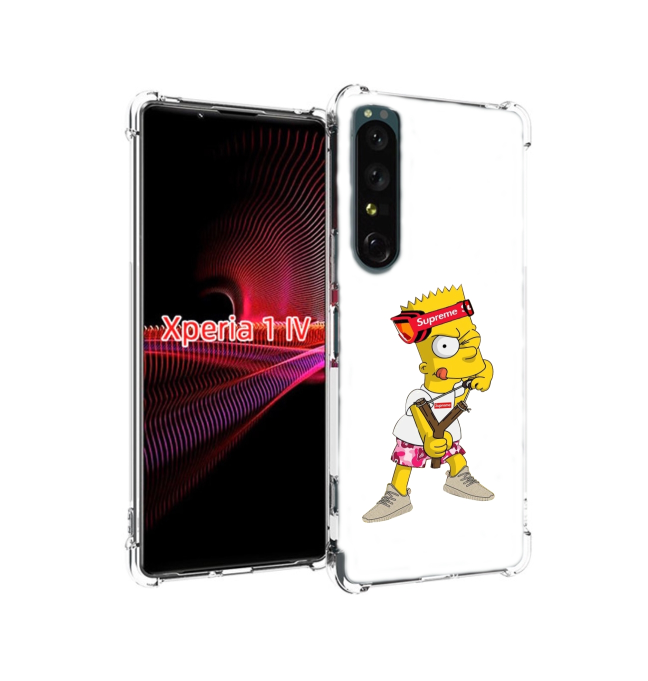 

Чехол накладка MyPads модный-барт-симпсон для Sony Xperia 1 IV, Прозрачный, Tocco