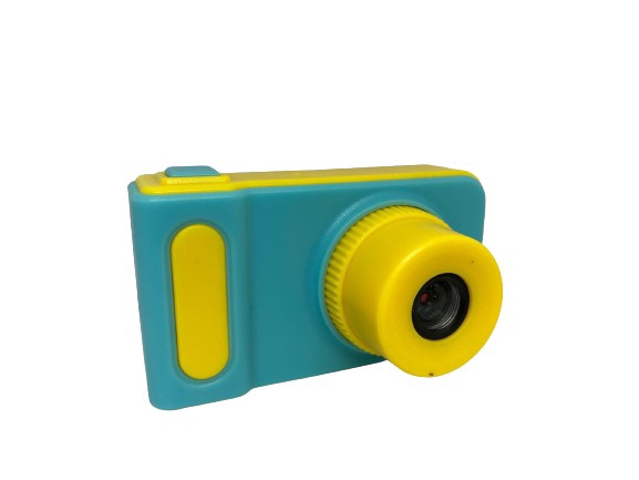 Детский цифровой фотоаппарат Kids Camera Summer Vacation с играми голубой голубой