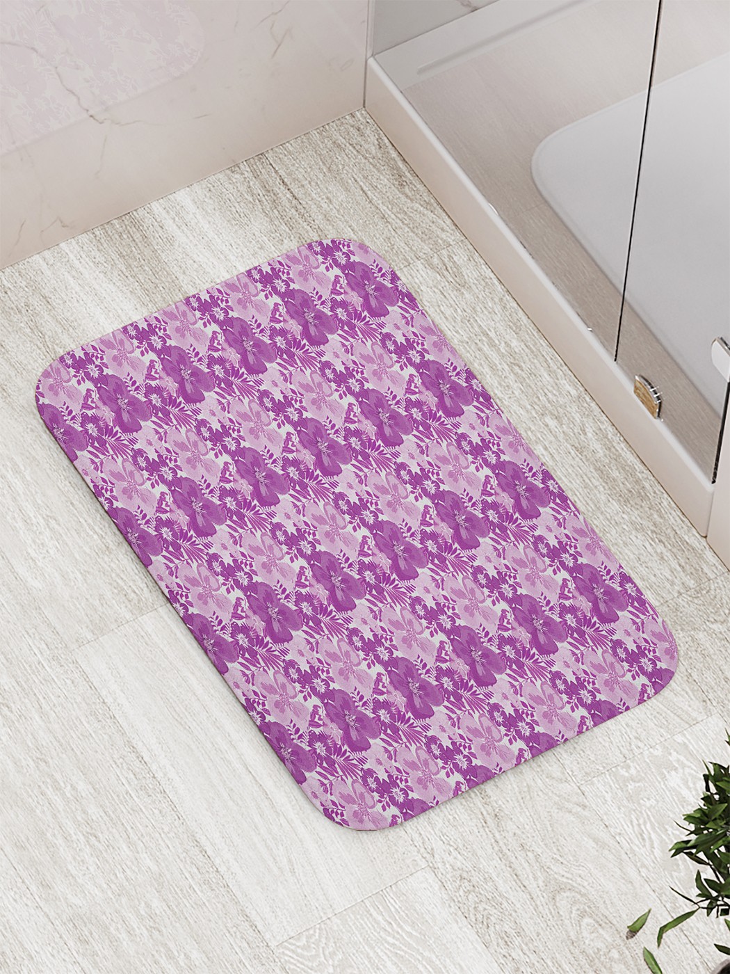 

Коврик противоскользящий для ванной, сауны, бассейна, 77х52 см bath_89385 JoyArty