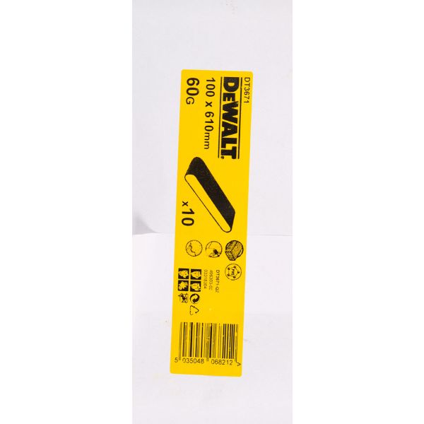 

Шлифленты DEWALT DT3671-QZ, 100 x 610 мм, 60G, 10 шт.