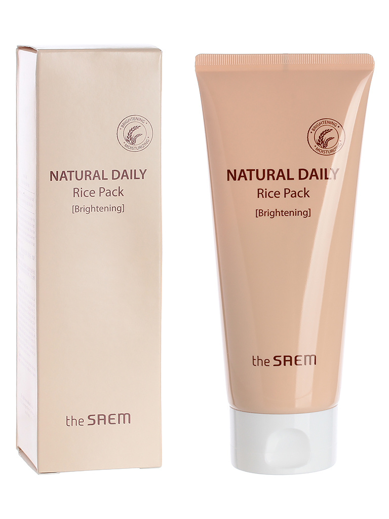 фото Маска-плёнка с экстрактом риса the saem natural daily rice pack (120 гр)