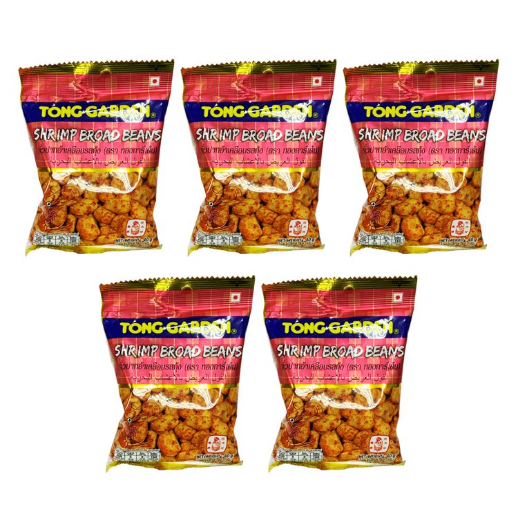

Бобы нут Tong Garden со вкусом креветки (5 шт. по 40 г)