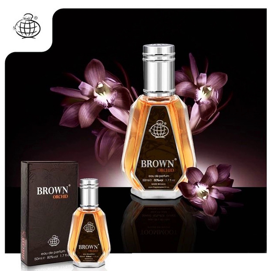 Вода парфюмерная мужская Fragrance World Brown Orchid 50 мл