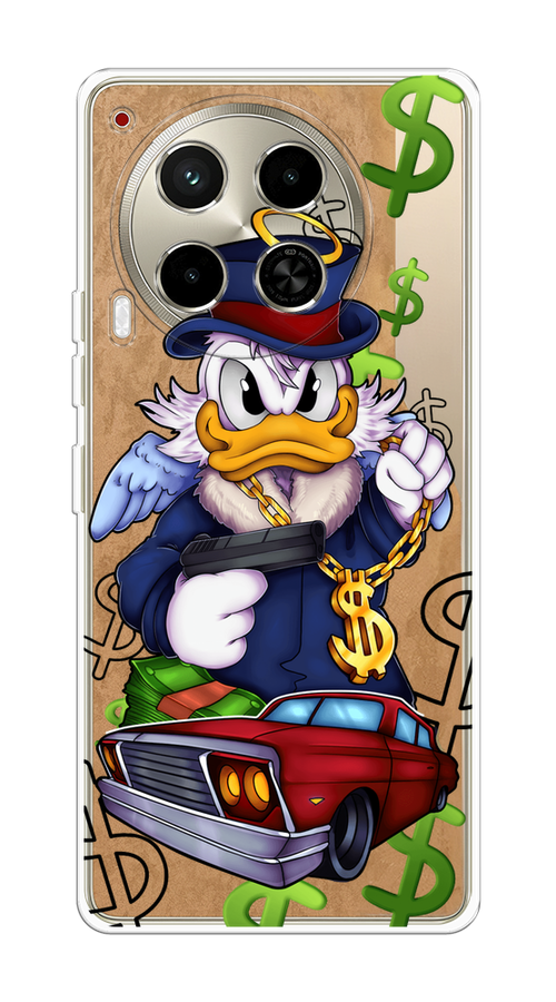 

Чехол на Tecno Camon 30 4G "Scrooge McDuck with a Gold Chain", Красный;синий;белый, 305650-1