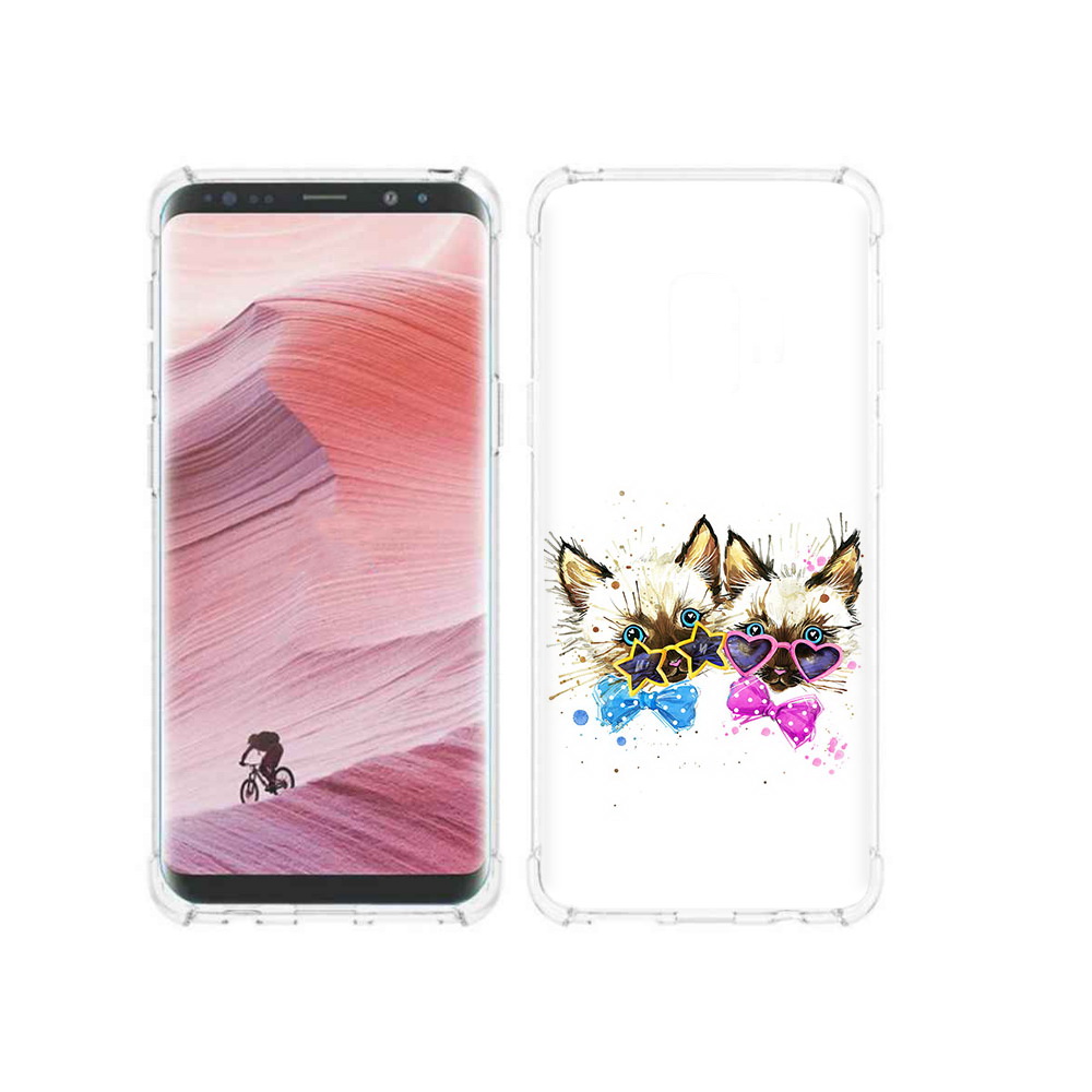 

Чехол MyPads Tocco для Samsung Galaxy S9 милые котята (PT101623.567.474), Прозрачный, Tocco