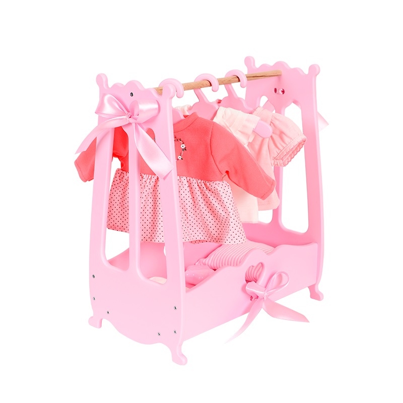 фото Вешалка leader для кукольной одежды (шкаф розовый) коллекции diamond princess 72719