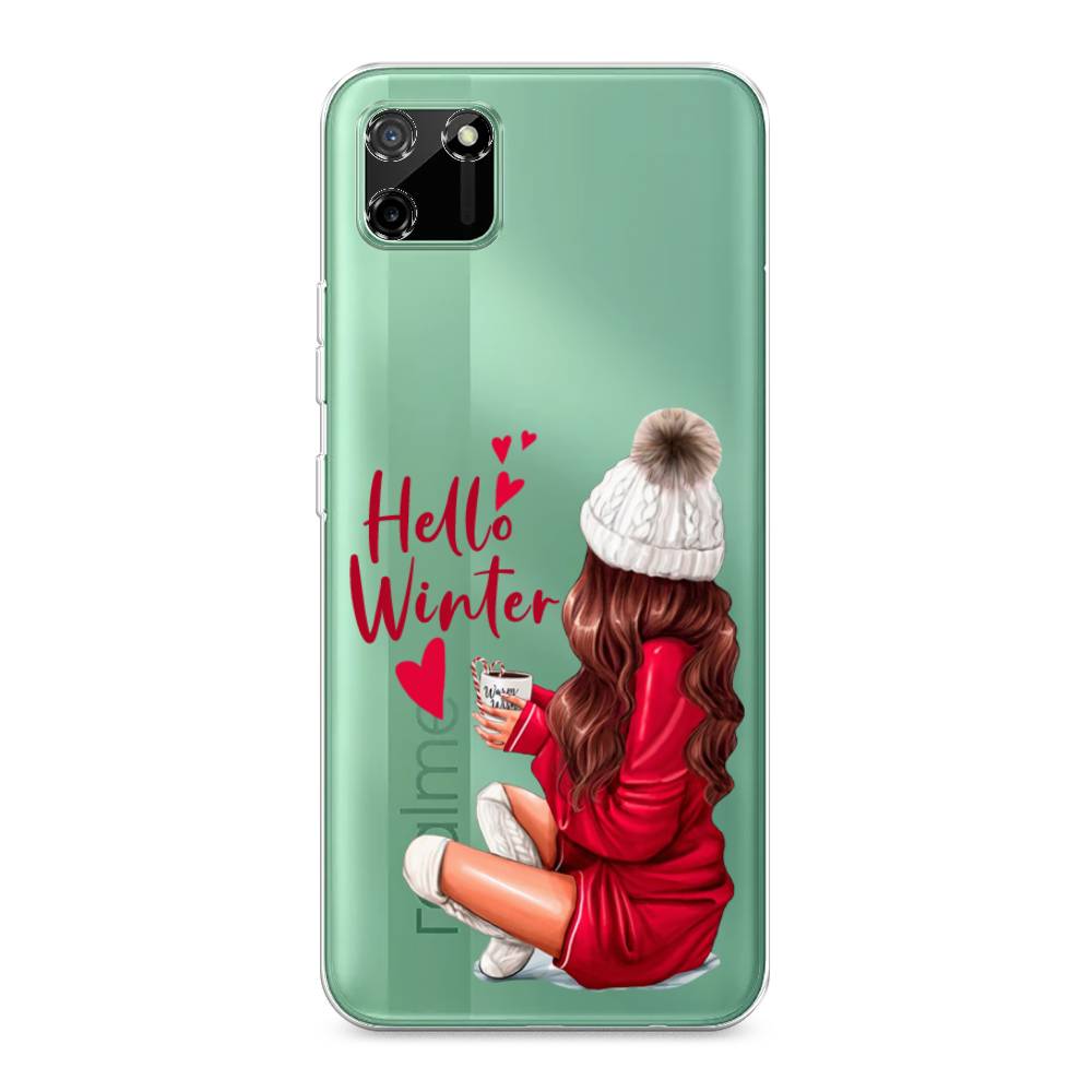 

Чехол на Realme C11 2020 "Hello winter", Красный;белый;коричневый, 253850-5