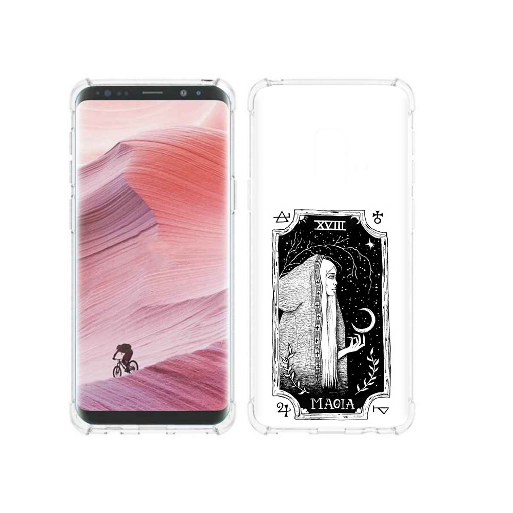 

Чехол MyPads Tocco для Samsung Galaxy S9 лунная магия (PT101623.567.447), Прозрачный, Tocco