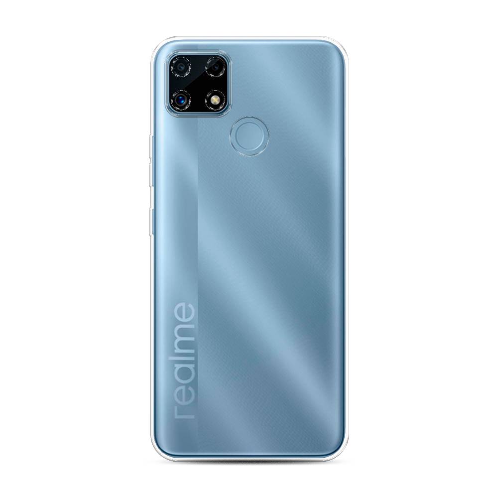 Чехол на Oppo Realme C25 прозрачный