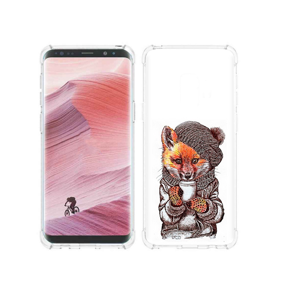 

Чехол MyPads Tocco для Samsung Galaxy S9 лиса в шапке (PT101623.567.437), Tocco