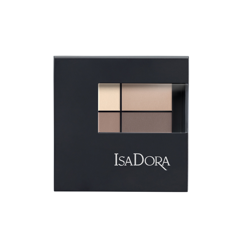 

Тени для век IsaDora Eyeshadow Quartet тон 01 Muddy Nudes