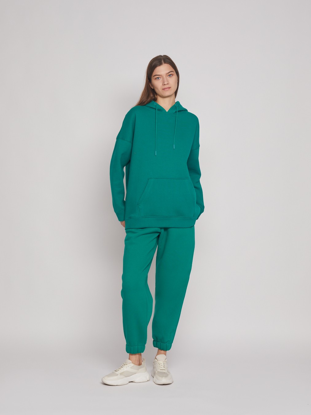 

Спортивные брюки женские Zolla 02242760R052 зеленые S, 02242760R052