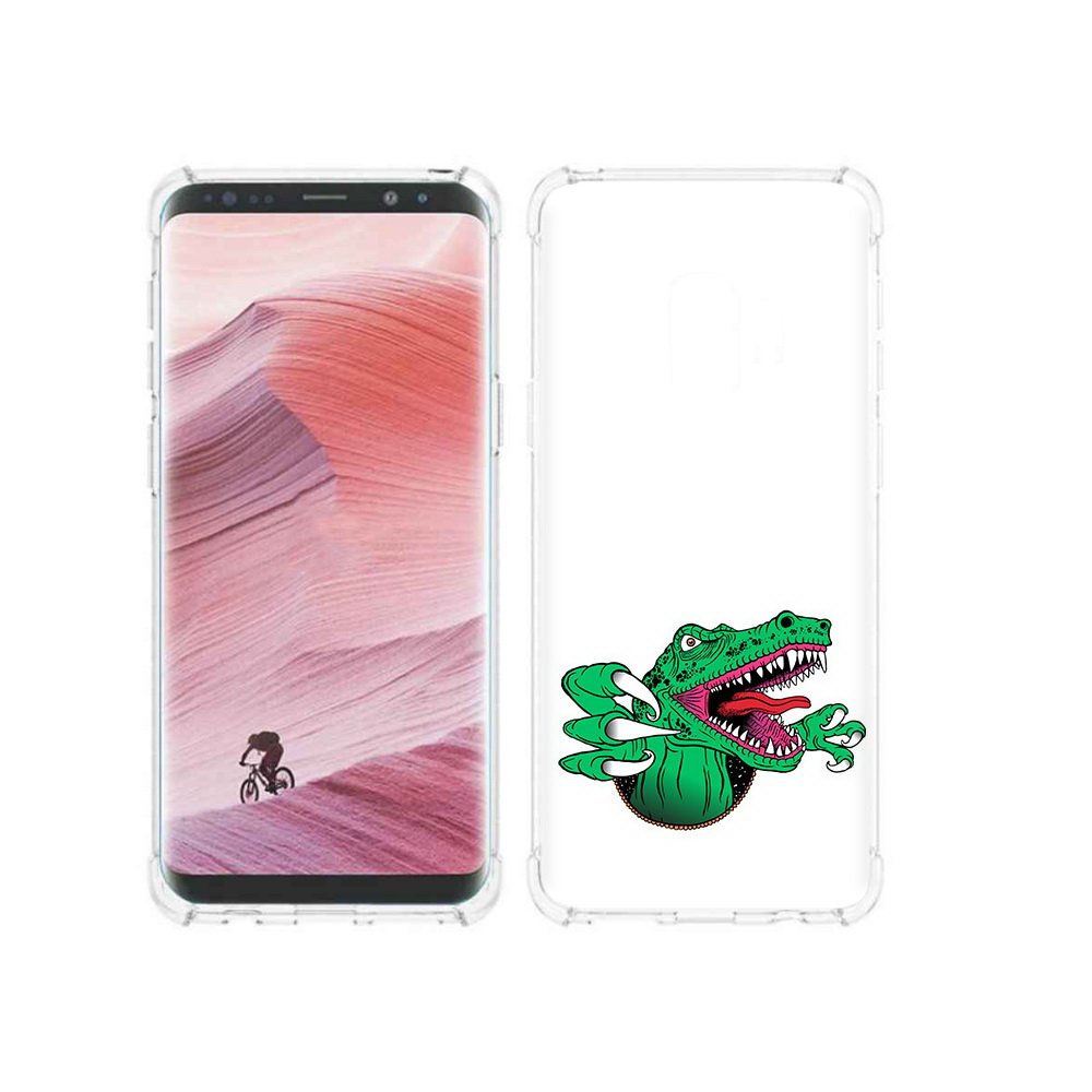

Чехол MyPads Tocco для Samsung Galaxy S9 крокодил (PT101623.567.417), Прозрачный, Tocco