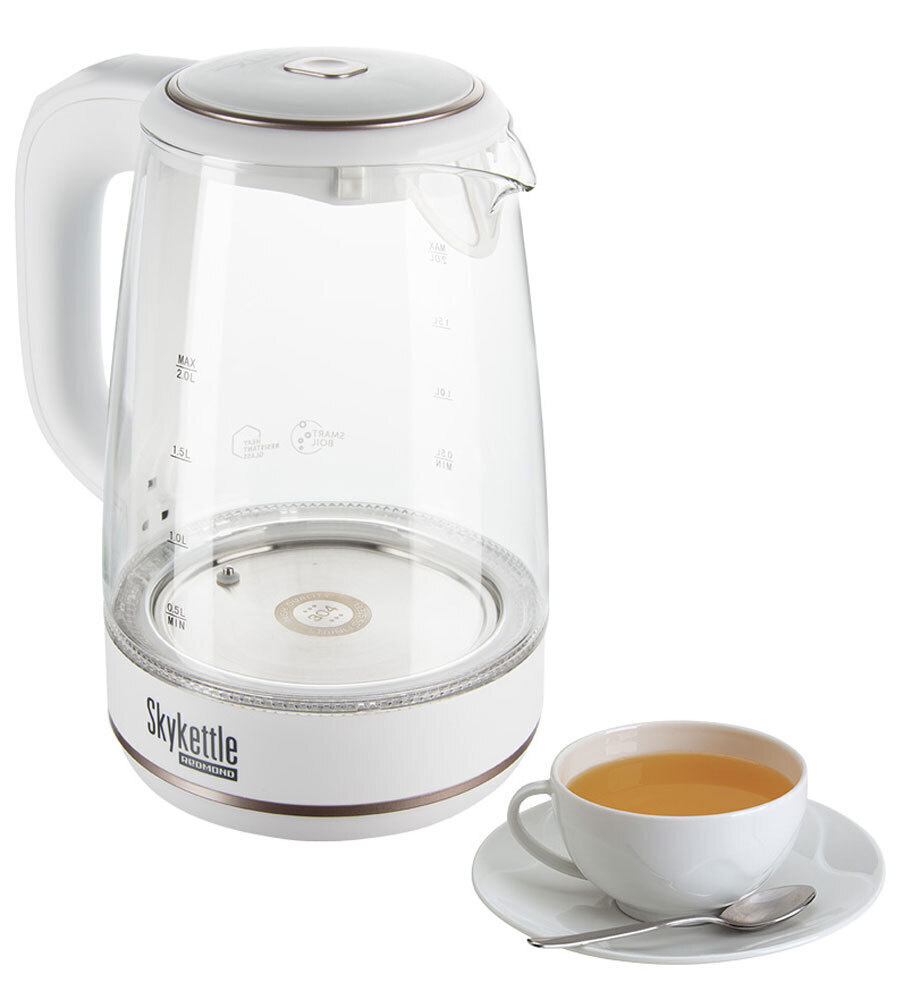 

Электрический чайник Redmond SkyKettle RK-G203S, белый