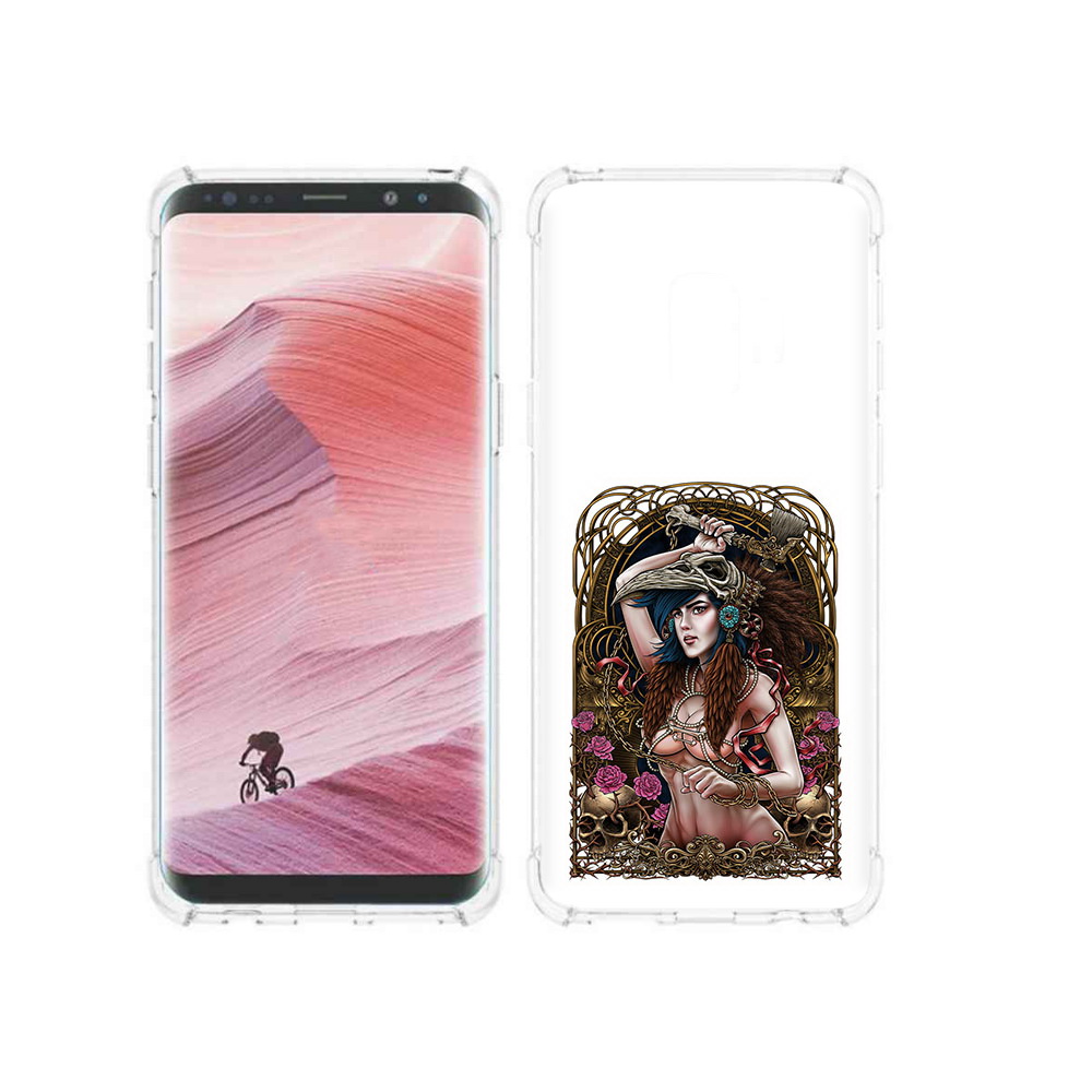

Чехол MyPads Tocco для Samsung Galaxy S9 красивая девушка рисунок (PT101623.567.407), Прозрачный, Tocco