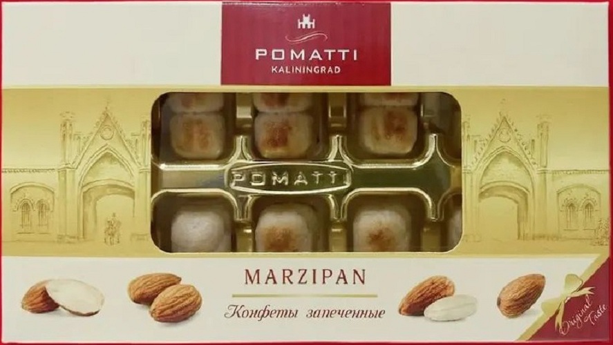 Марципан POMATTI запеченный Кенингбергский стиль, 2 шт х 80 г